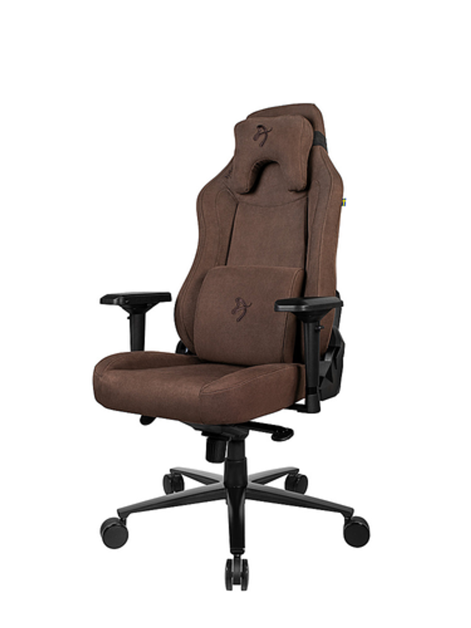 Arozzi - Vernazza Series Top-Tier Premium Supersoft Upholstery Fabric Office/Gaming Chair - Brown