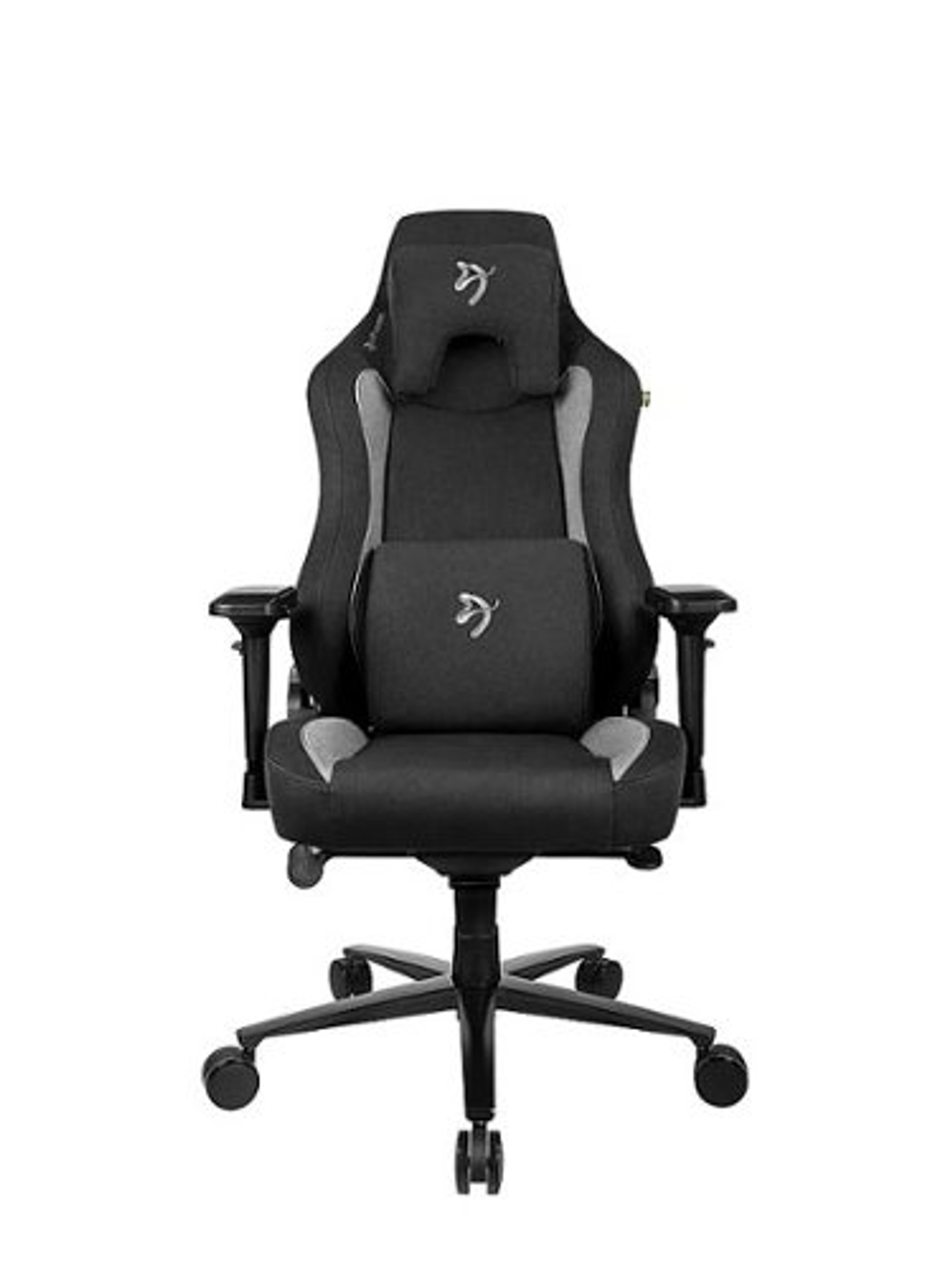 Arozzi - Vernazza Series Top-Tier Premium Supersoft Upholstery Fabric Office/Gaming Chair - Black