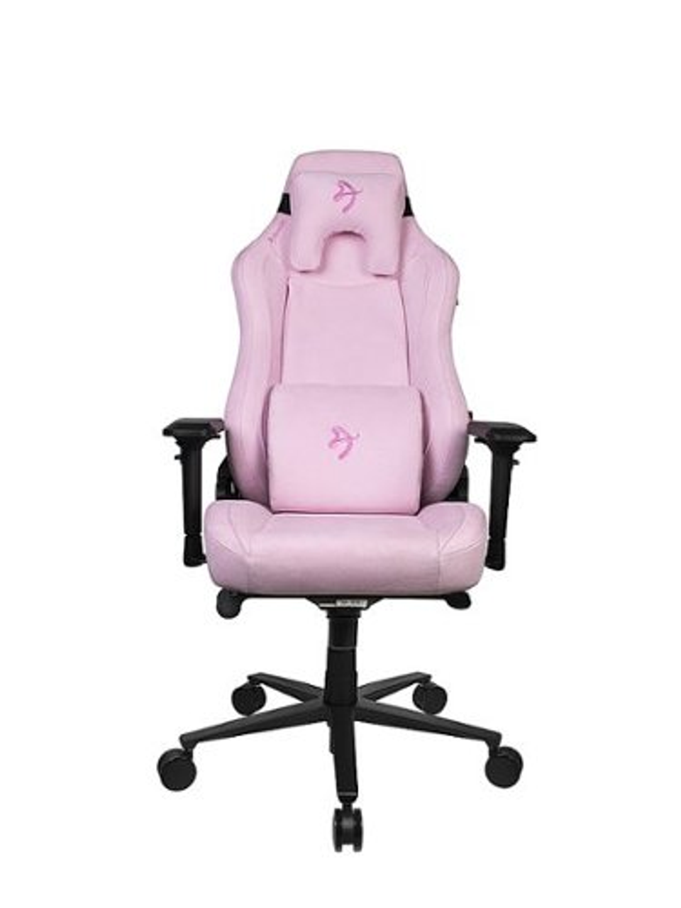 Arozzi - Vernazza Series Top-Tier Premium Supersoft Upholstery Fabric Office/Gaming Chair - Pink