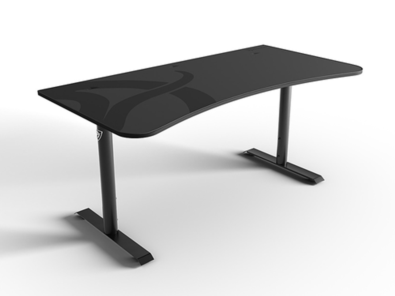 Arozzi - Arena Ultrawide Curved Gaming Desk - Dark Grey
