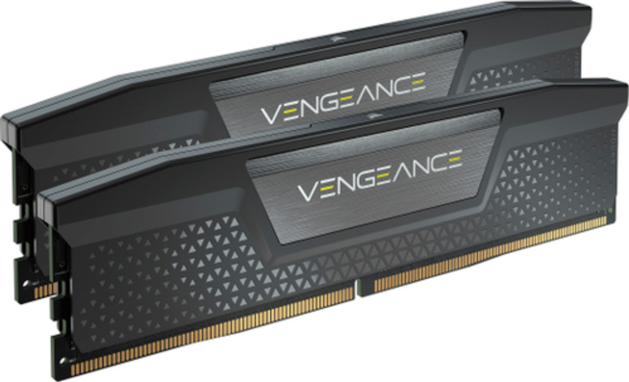 CORSAIR - VENGEANCE 32GB (2PK 16GB) 6400MHz PC5-51200 DDR5 C32 DIMM Desktop Memory - Black