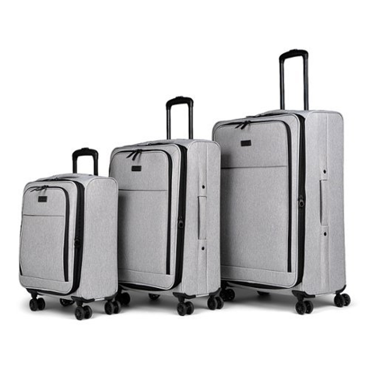 REBORN - Bugatti - 3 pcs Luggage set - RPET - Gray