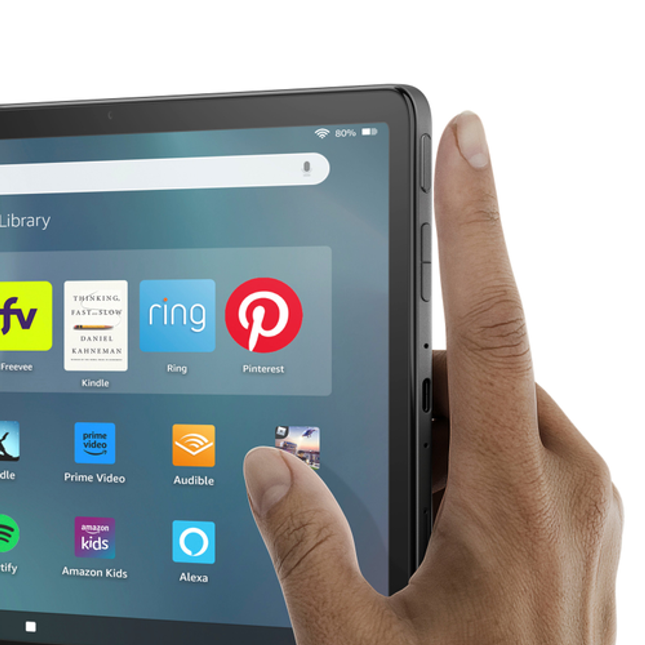 Amazon - Fire Max 11 tablet, our most powerful tablet yet, vivid 11" display, octa-core processor, 4 GB RAM, 64 GB - Gray