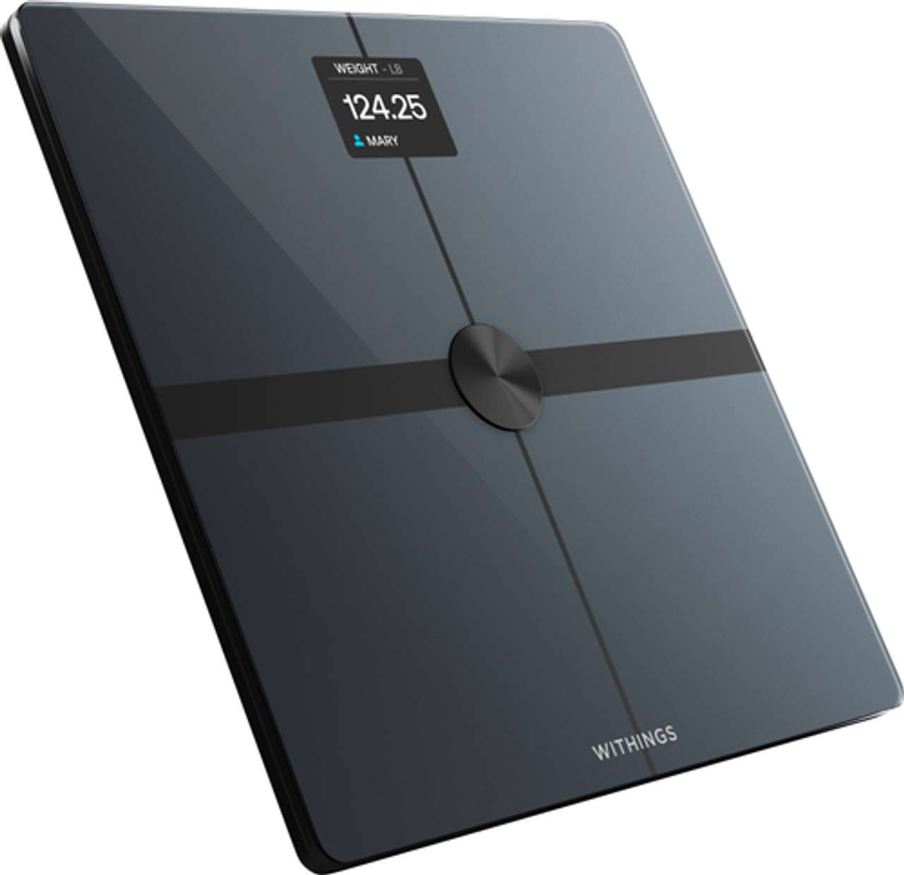 Withings - Body Comp Complete Body Analysis Smart Wi-Fi Scale - Black