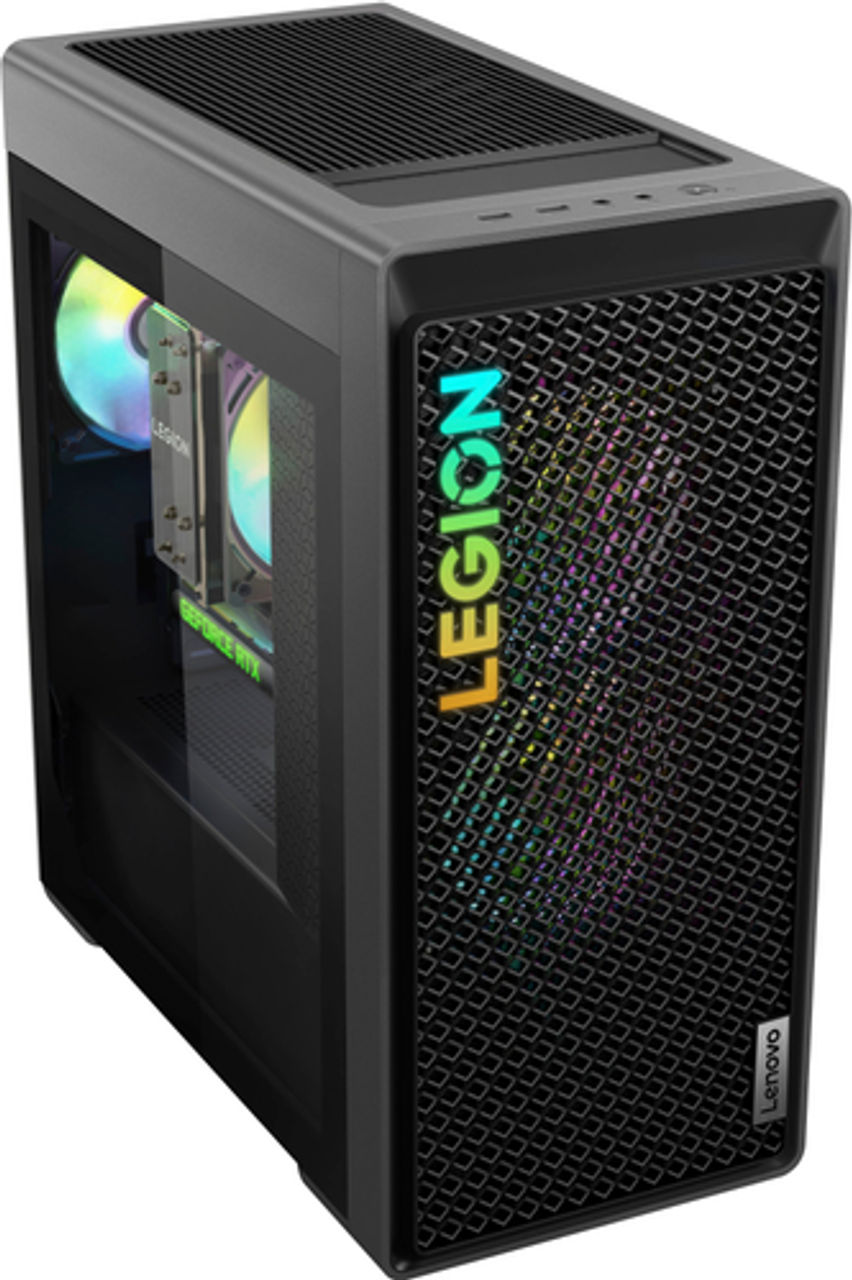 Lenovo - Legion Tower 5i Gaming Desktop - Intel Core i7-13700F - 16GB Memory - NVIDIA GeForce RTX 4070 - 1TB SSD - Storm Grey