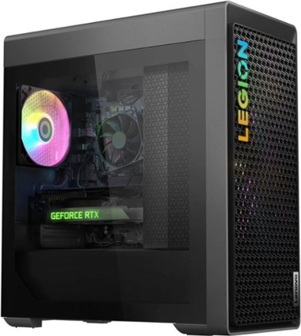 Lenovo - Legion Tower 5 AMD Gaming Desktop - AMD Ryzen 5-7600 - 16GB Memory - NVIDIA RTX 3060 LHR - 512GB SSD - Storm Gray