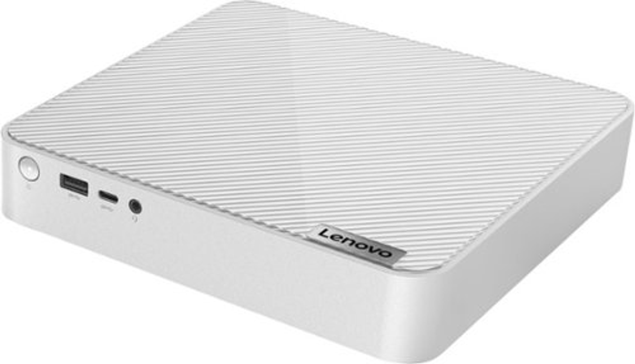 Lenovo - IdeaCentre Mini Desktop - Intel Core i5-13500H - 12GB Memory - 256GB SSD - Cloud Gray