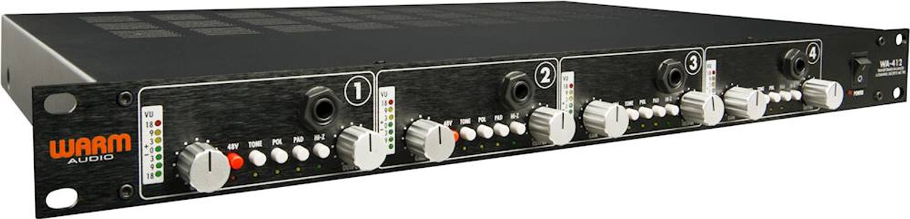 Warm Audio - Four-Channel Microphone Preamplifier - Black