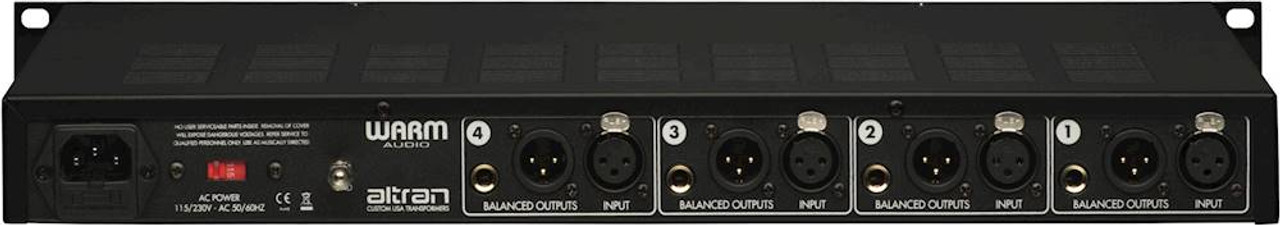 Warm Audio - Four-Channel Microphone Preamplifier - Black