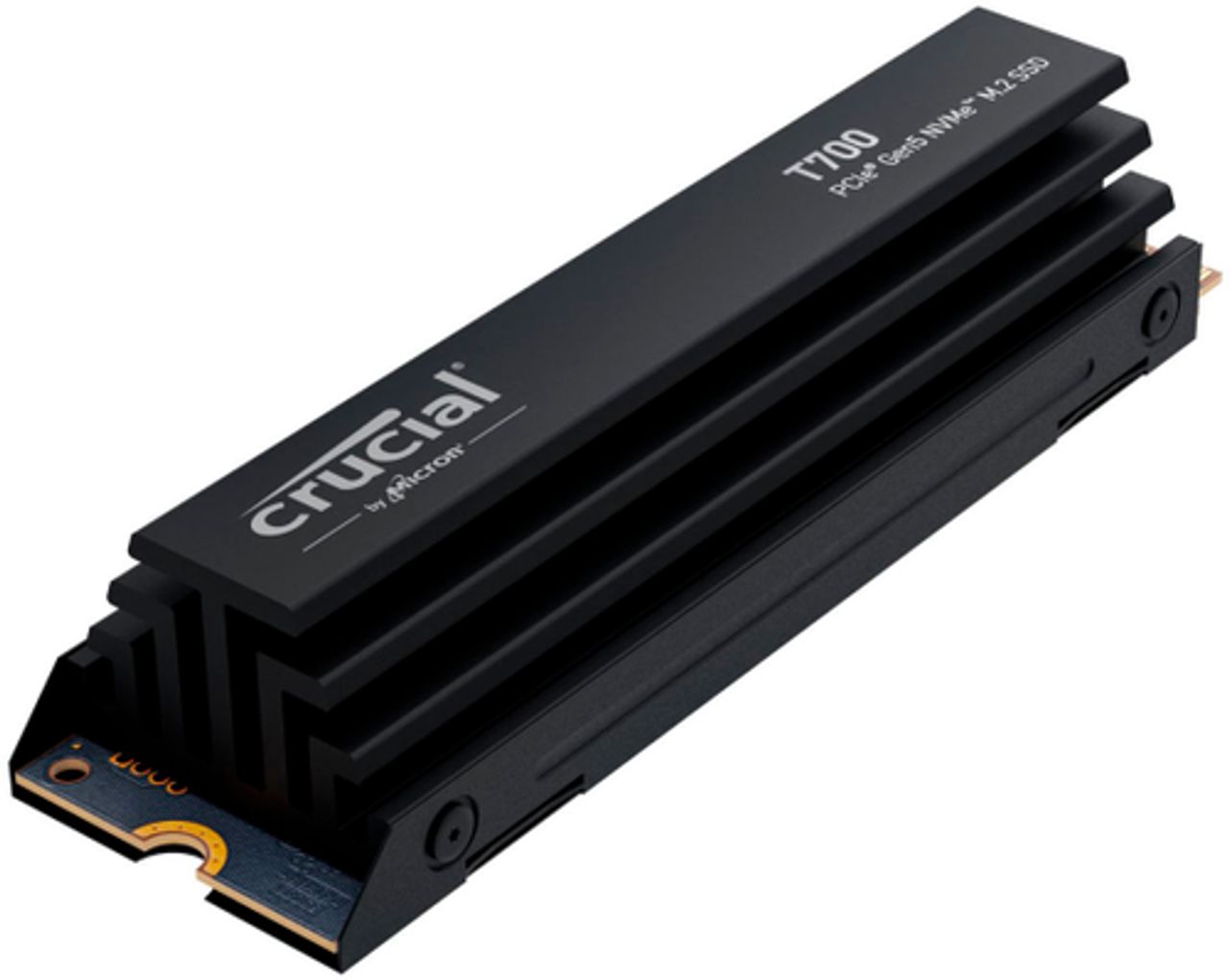 Crucial - T700 4TB PCIe Gen5 NVMe M.2 SSD with heatsink