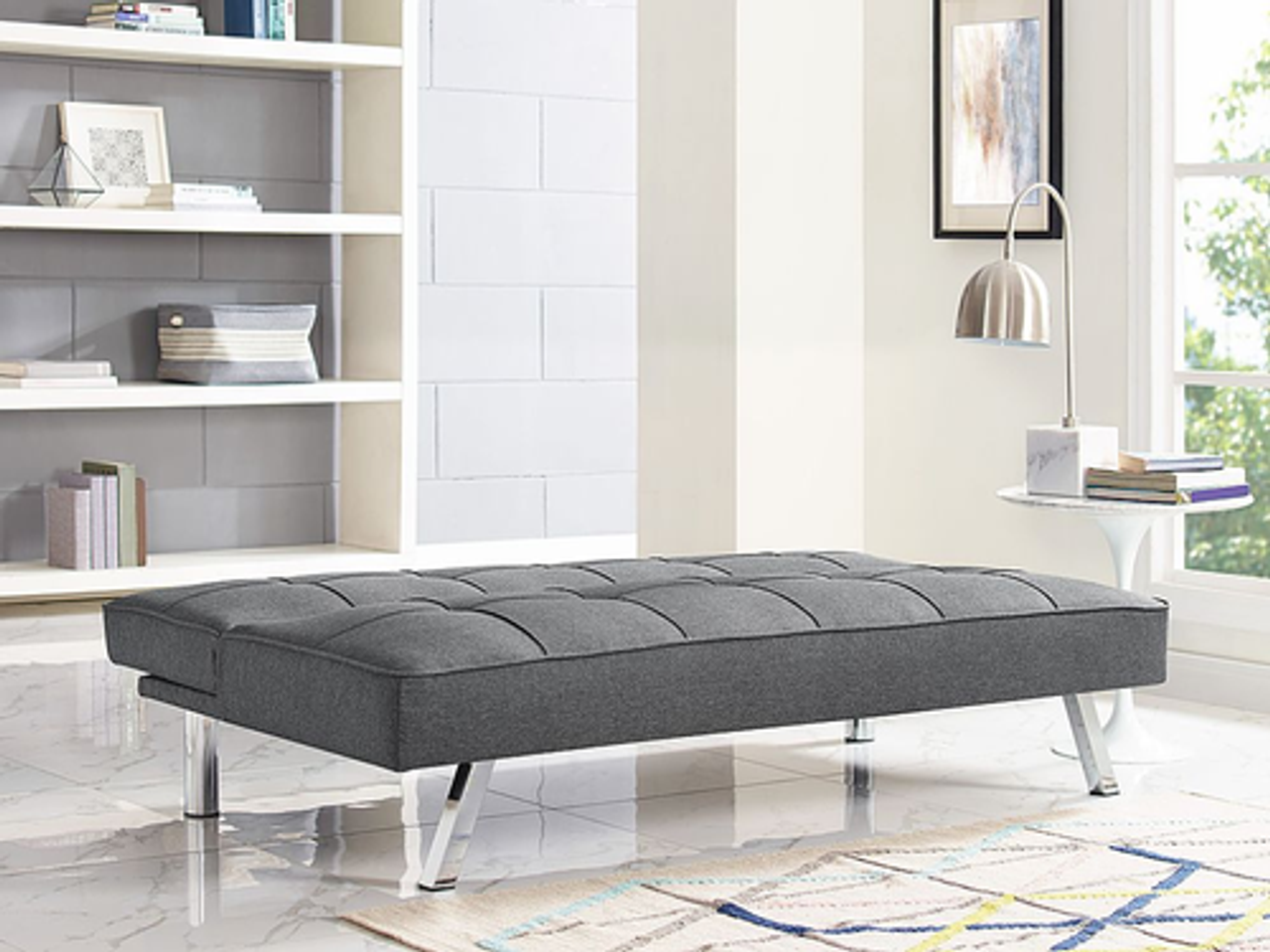 Serta - Corey Multi-Functional Sofa Lounger Sleeper by Serta® Dream Convertibles, Comfort Gray - Charcoal