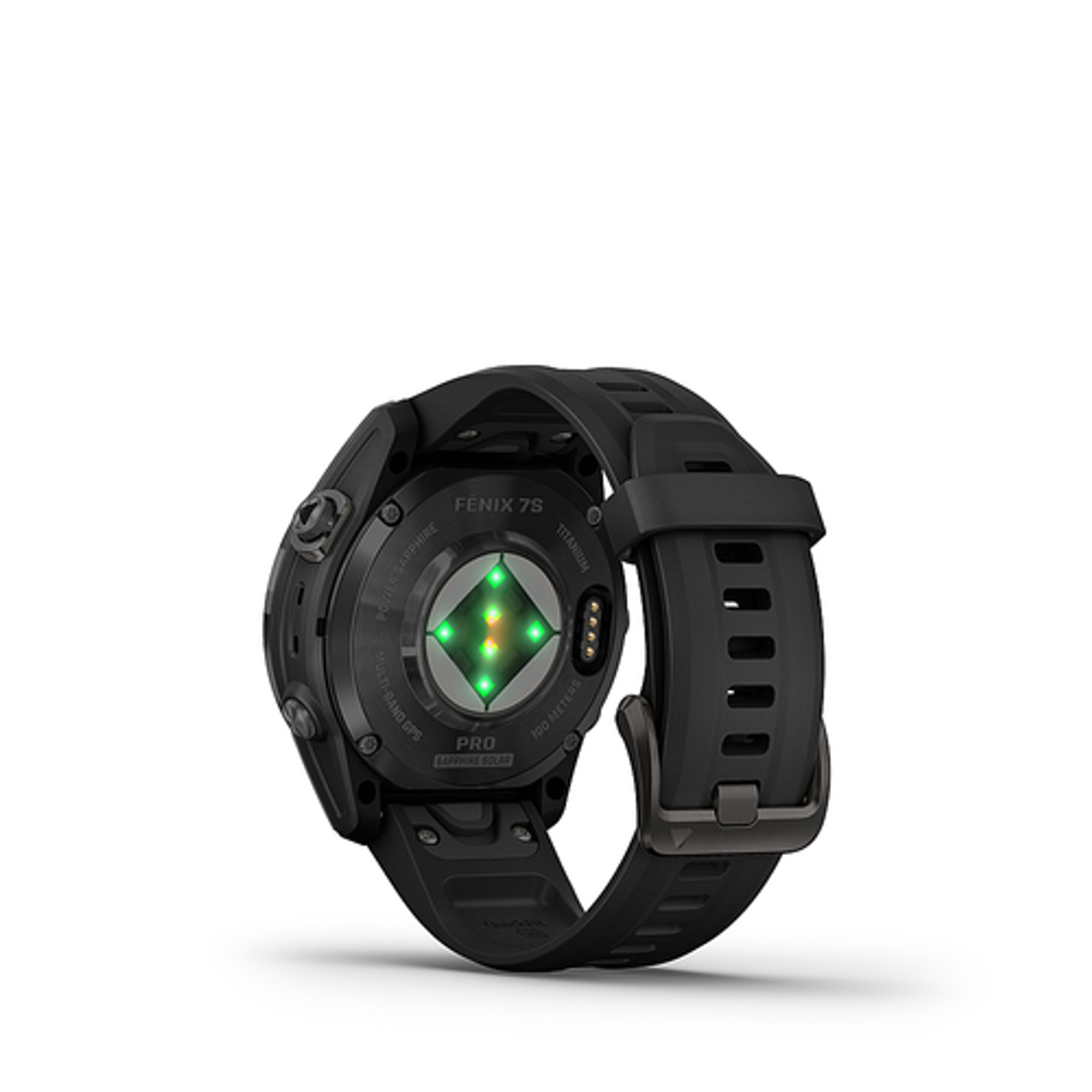 Garmin - fenix 7S Pro Sapphire Solar GPS Smartwatch 42 mm Fiber-reinforced polymer - Carbon Gray DLC Titanium