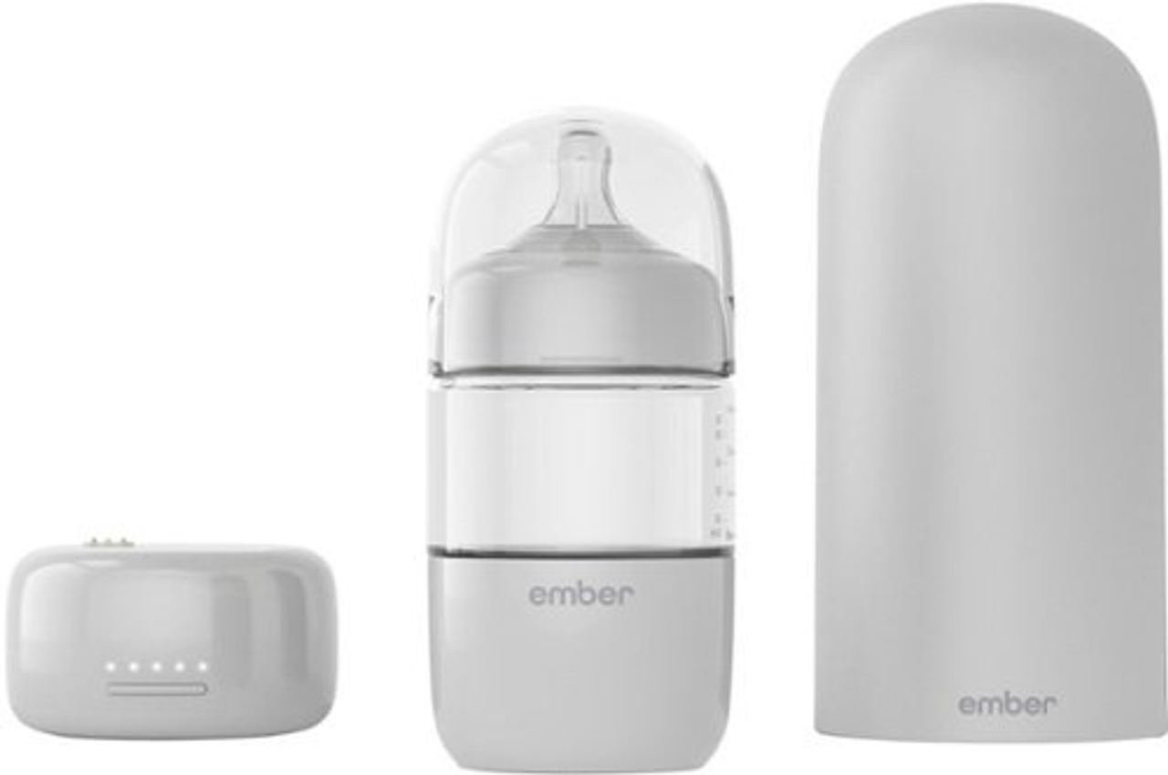 Ember Baby Bottle System, 6 oz, Self-Warming Smart Baby Bottle