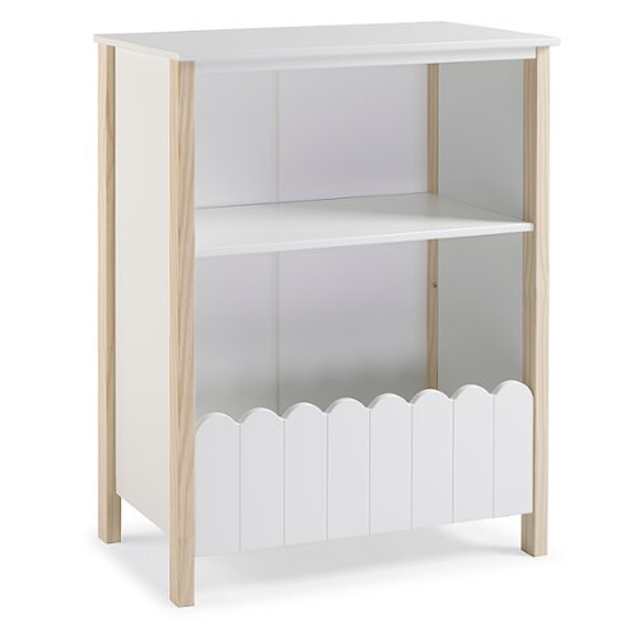 Linon Home Décor - Kessler Bookcase - White and Natural