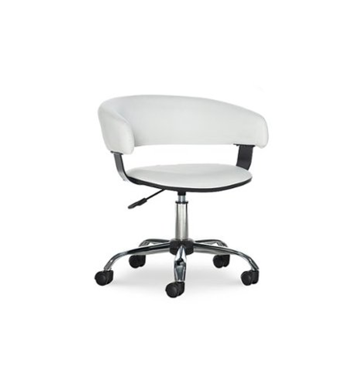 Linon Home Décor - Simken Gas Lift Desk Chair - White