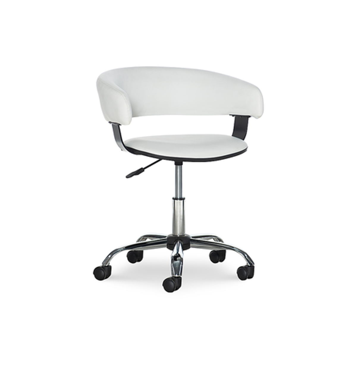 Linon Home Décor - Simken Gas Lift Desk Chair - White