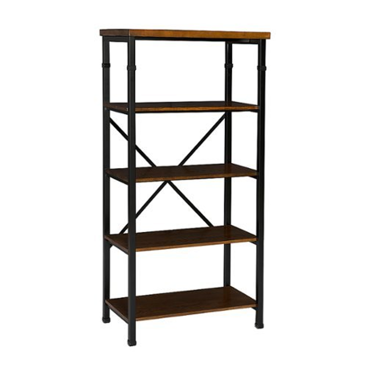 Linon Home Décor - Averill Bookcase - Black and Ash