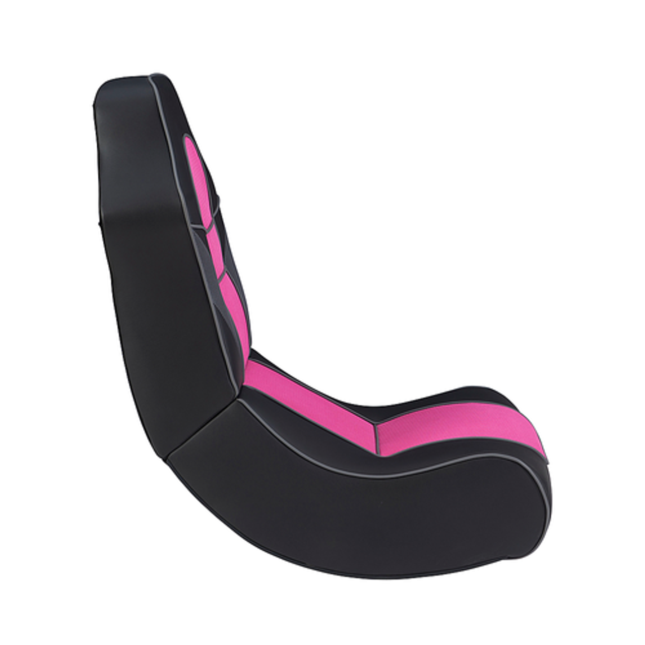 Linon Home Décor - Kendon Rocking Gaming Chair, Pink - Black and Pink