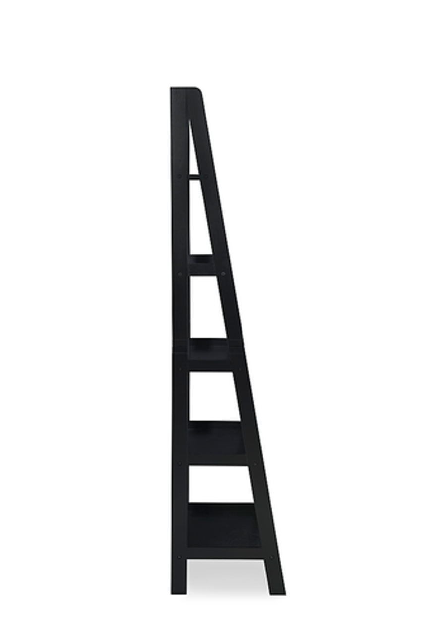 Linon Home Décor - Radford Ladder Bookshelf - Black