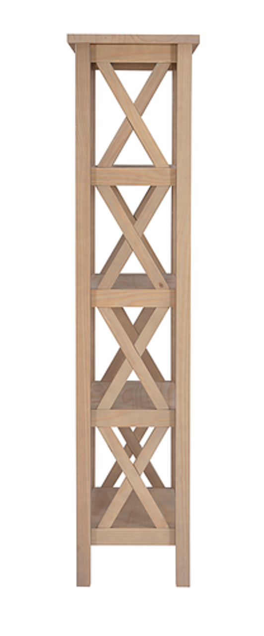 Linon Home Décor - Delevan Bookcase - Driftwood