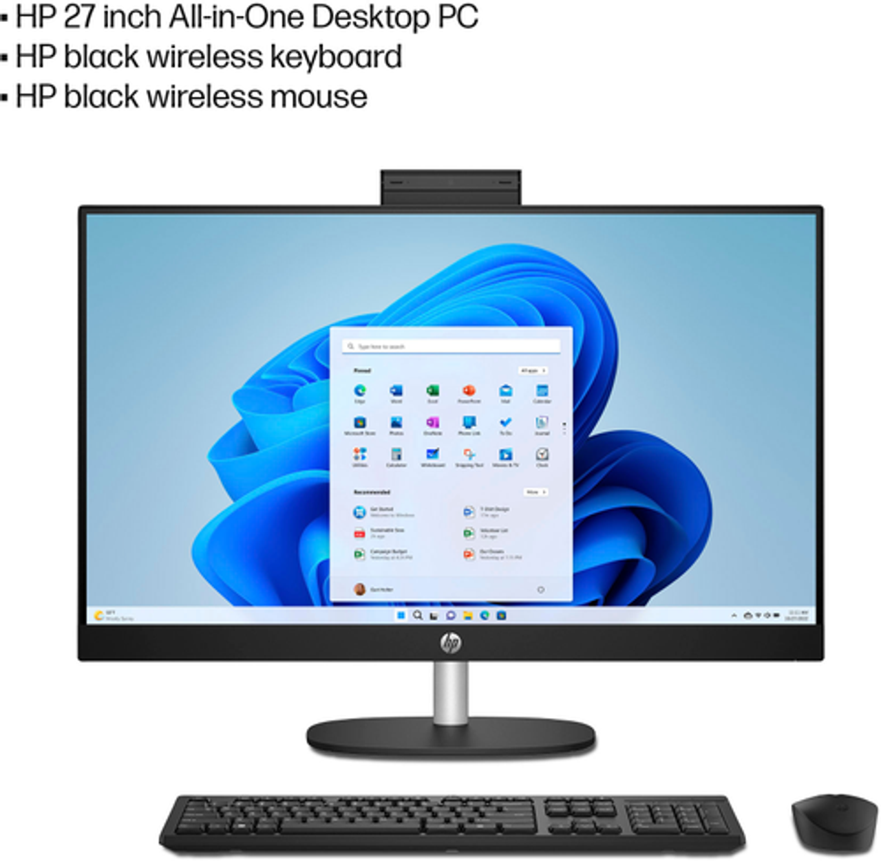 HP - 27" Touch-Screen All-in-One - AMD Ryzen 7 - 16GB Memory - 1TB SSD