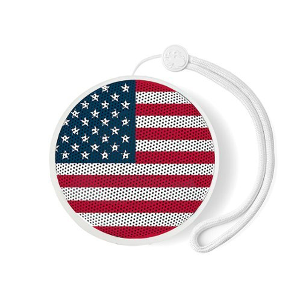 Speaqua - Cruiser H2.0 Portable Waterproof Compact Bluetooth Speaker with Bottle Opener - USA Flag