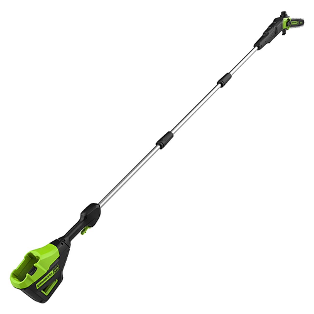 Greenworks - 80V 10” Brushless Cordless Pole Saw (Battery & Charger Not Included) with 14.5 ft Reach - Green