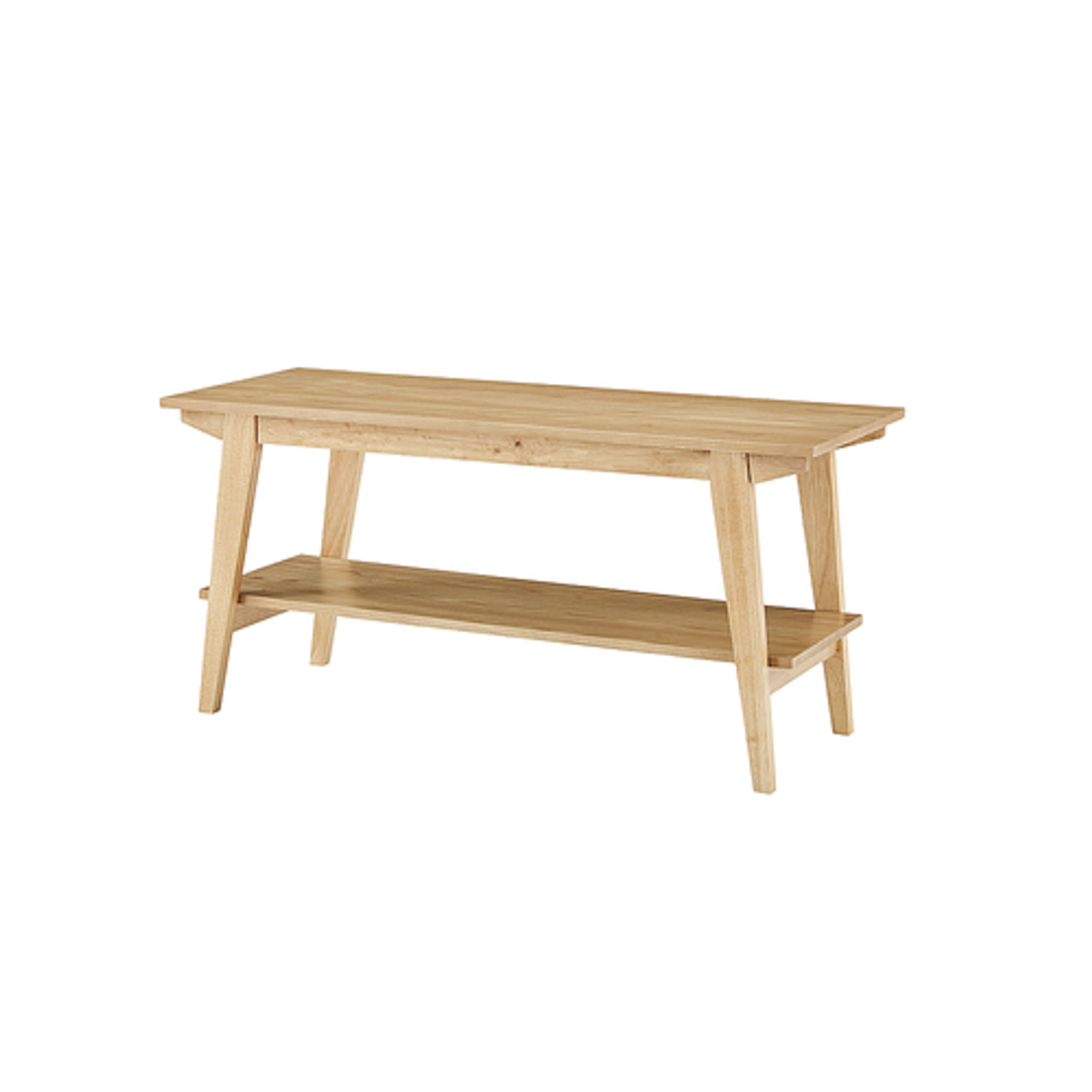 Walker Edison - Scandi Accent Bench - English Ash