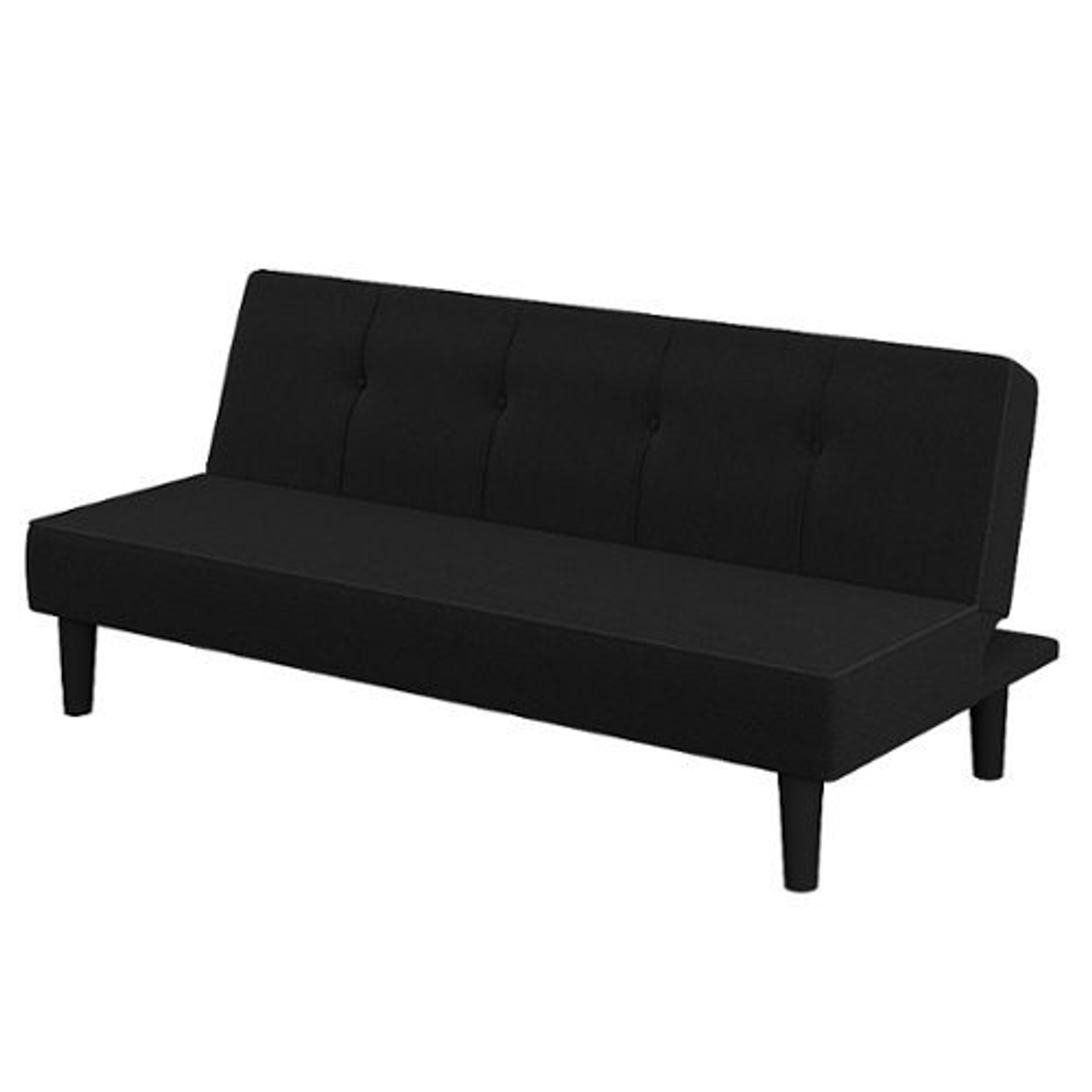 Serta Lori 3-Seat Multi-function Upholstery Fabric Sofa - Black