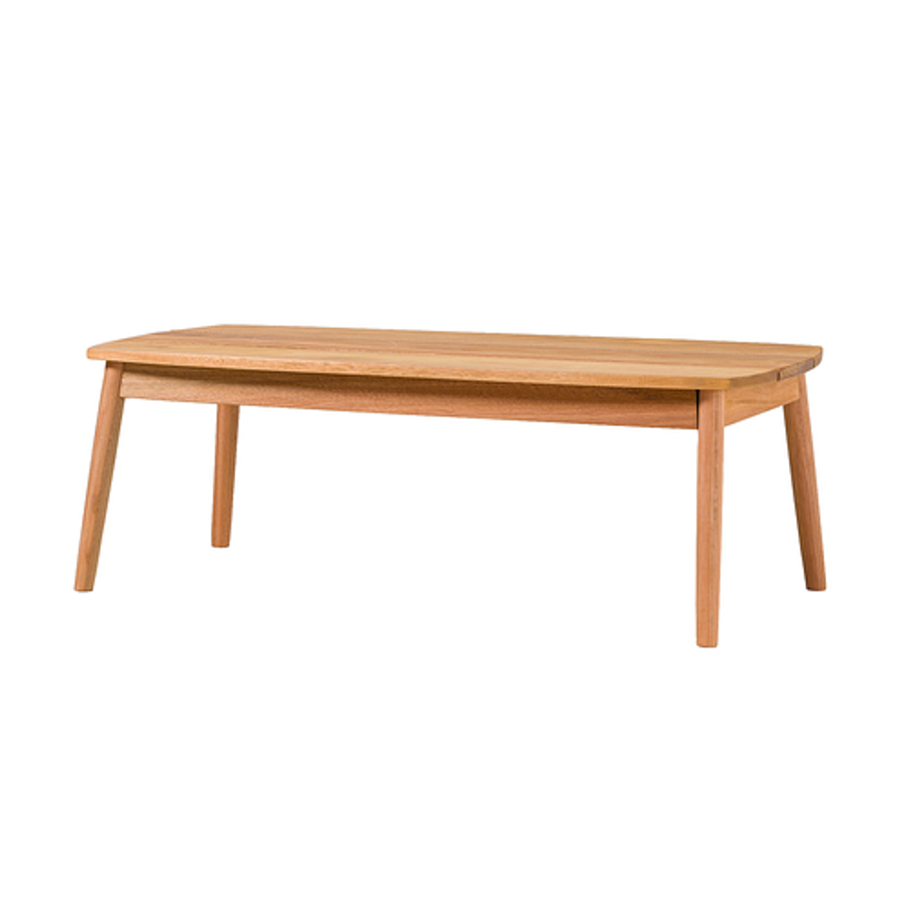 Walker Edison - Modern Solid Wood Spindle-Style Outdoor Coffee Table - Natural