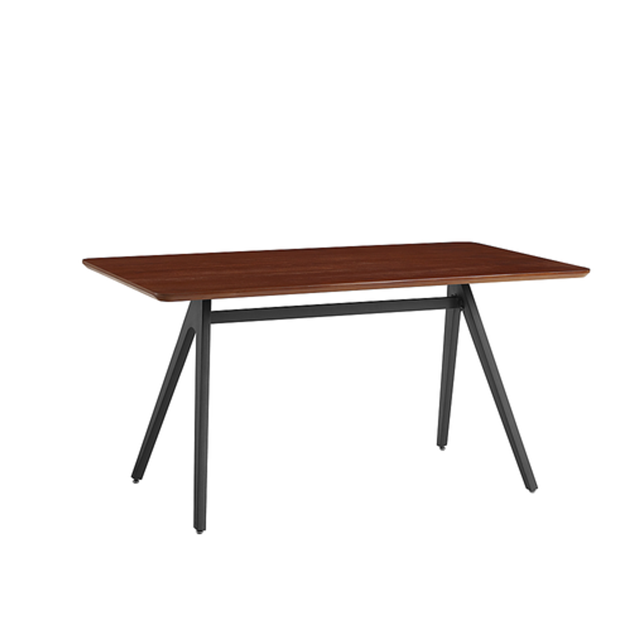 Walker Edison - Modern Dining Table - Dark Walnut