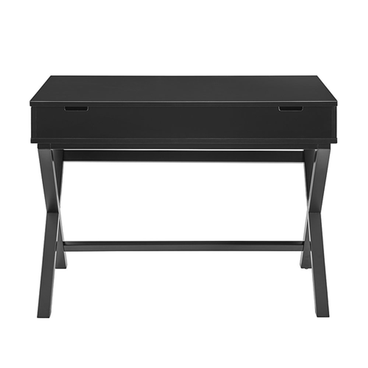 Linon Home Décor - Penrose Campaign-Style Lift-Top Desk - Black