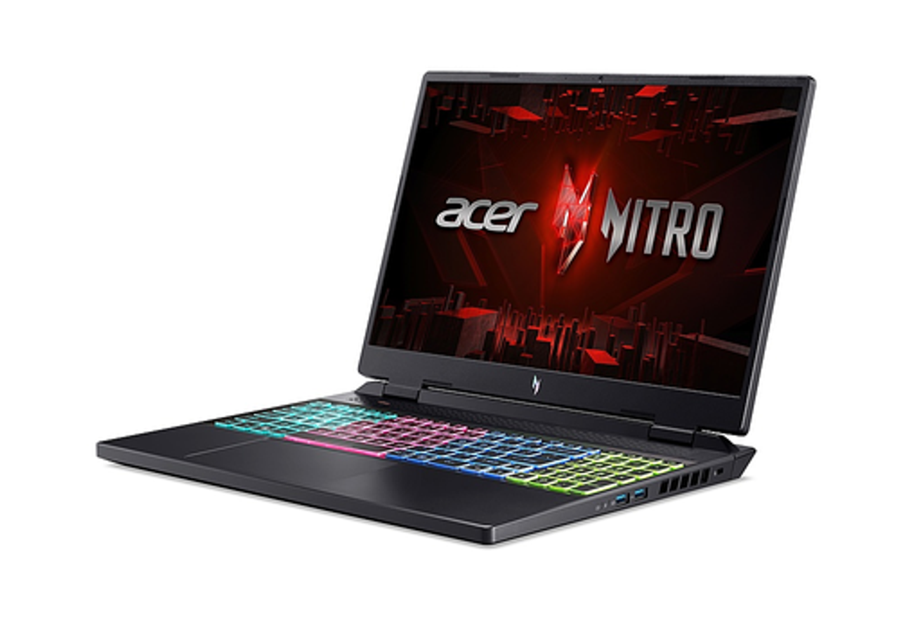 Acer - Nitro 16 Gaming Laptop - 16" WUXGA 165Hz IPS – AMD Ryzen 5 7640HS - GeForce RTX 4050 - 8GB DDR5 - 512GB PCIe Gen 4 SSD - Obsidian Black
