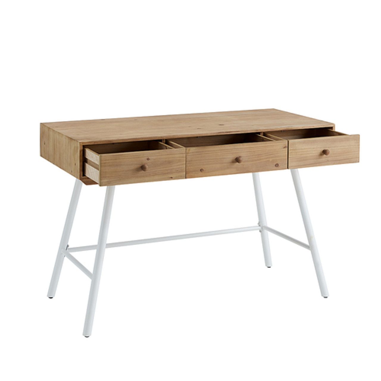 Linon Home Décor - Conners Contemporary 3-Drawer Desk - Natural