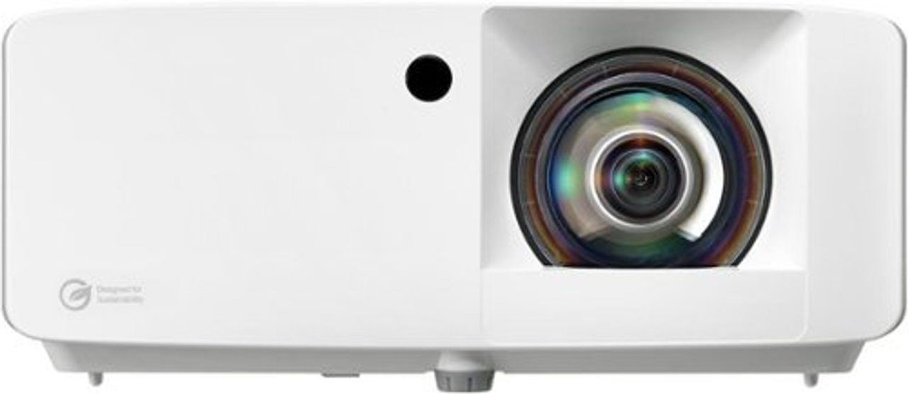 Optoma - GT2100 Compact Short Throw 1080p HD Laser Projector with High Dynamic Range - White