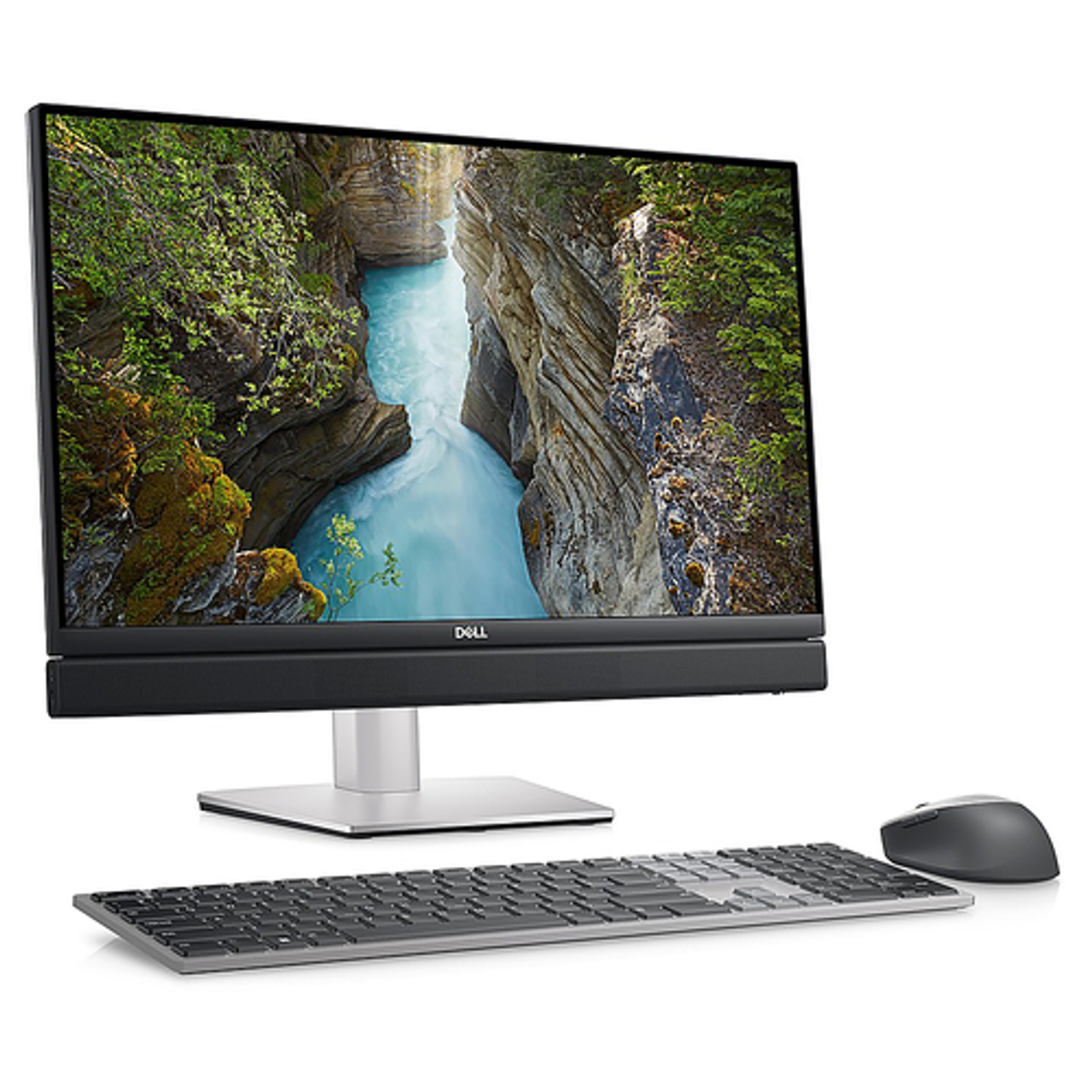 Dell - OptiPlex 7000 23.8" All-In-One - Intel Core i5 - 8 GB Memory - 256 GB SSD - Silver