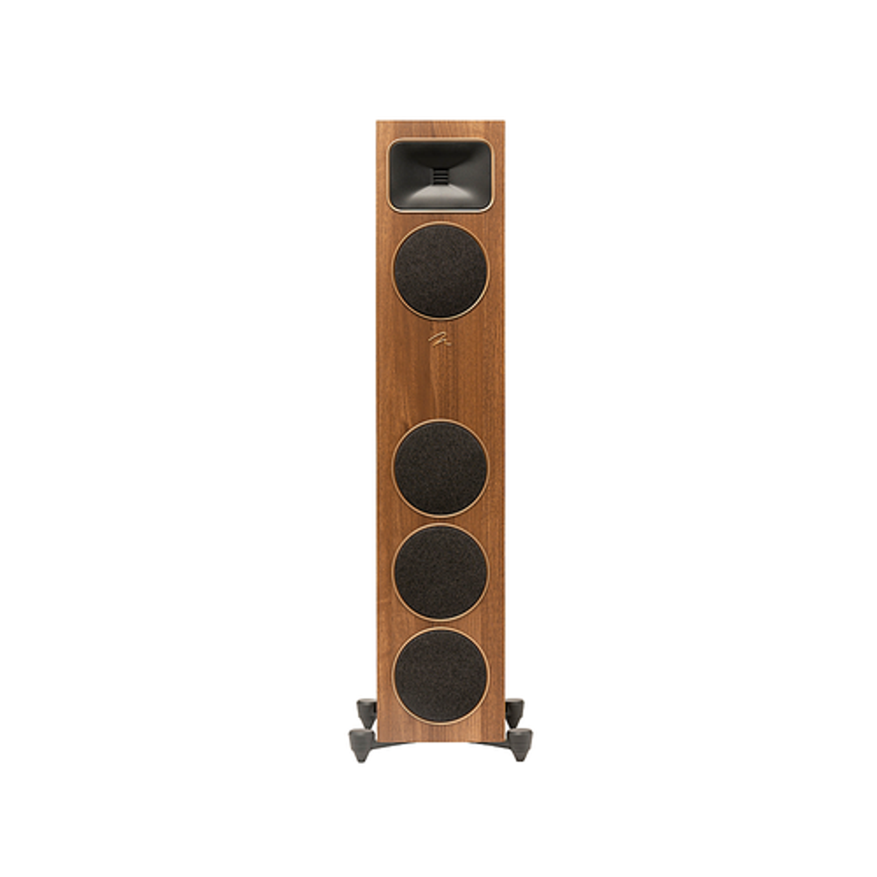 MartinLogan - Motion Foundation Series 3-Way Floorstanding Speaker with 5.5” Midrange and Triple 5.5” Bass Drivers (Each) - Walnut