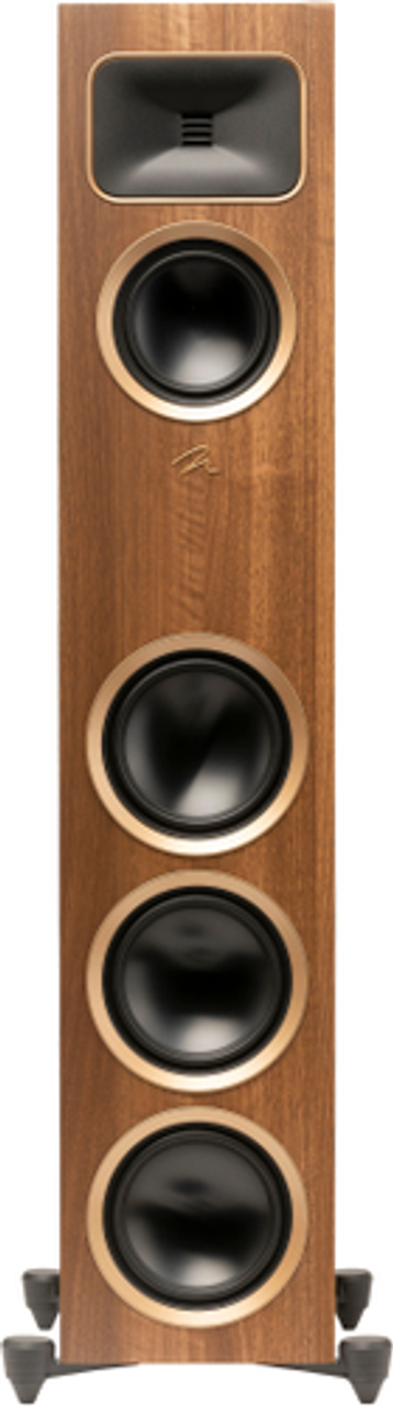 MartinLogan - Motion Foundation Series 3-Way Floorstanding Speaker with 5.5” Midrange and Triple 6.5” Bass Drivers (Each) - Walnut