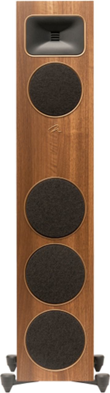 MartinLogan - Motion Foundation Series 3-Way Floorstanding Speaker with 5.5” Midrange and Triple 6.5” Bass Drivers (Each) - Walnut