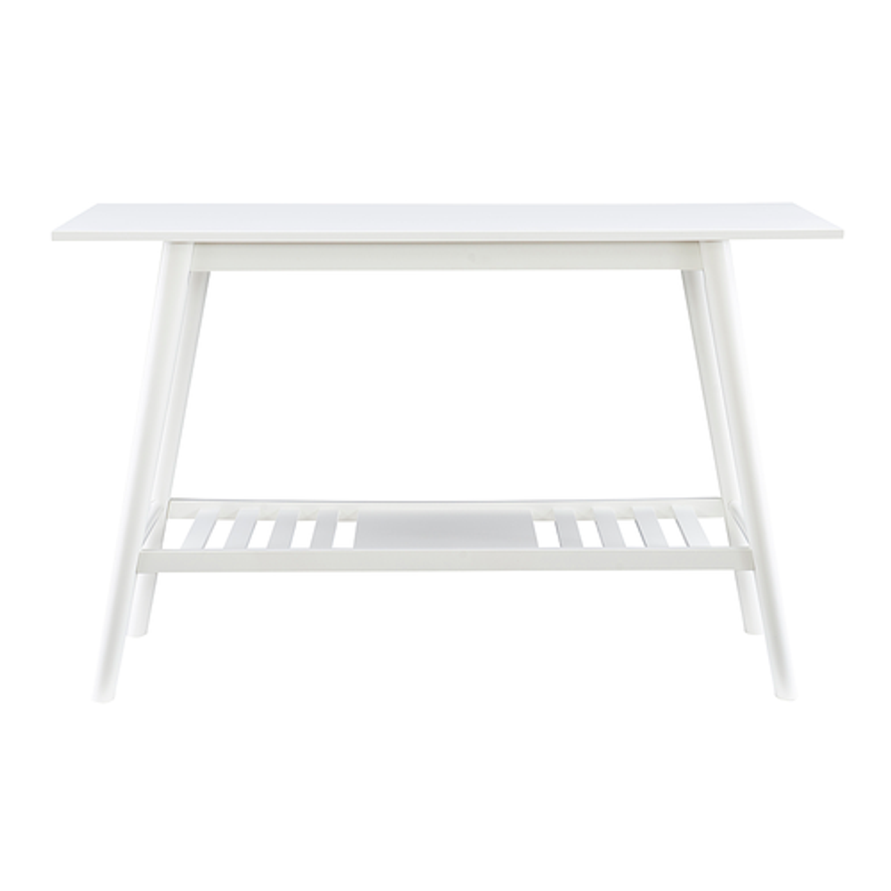 Linon Home Décor - Clayborn Console Table With Shelf - White