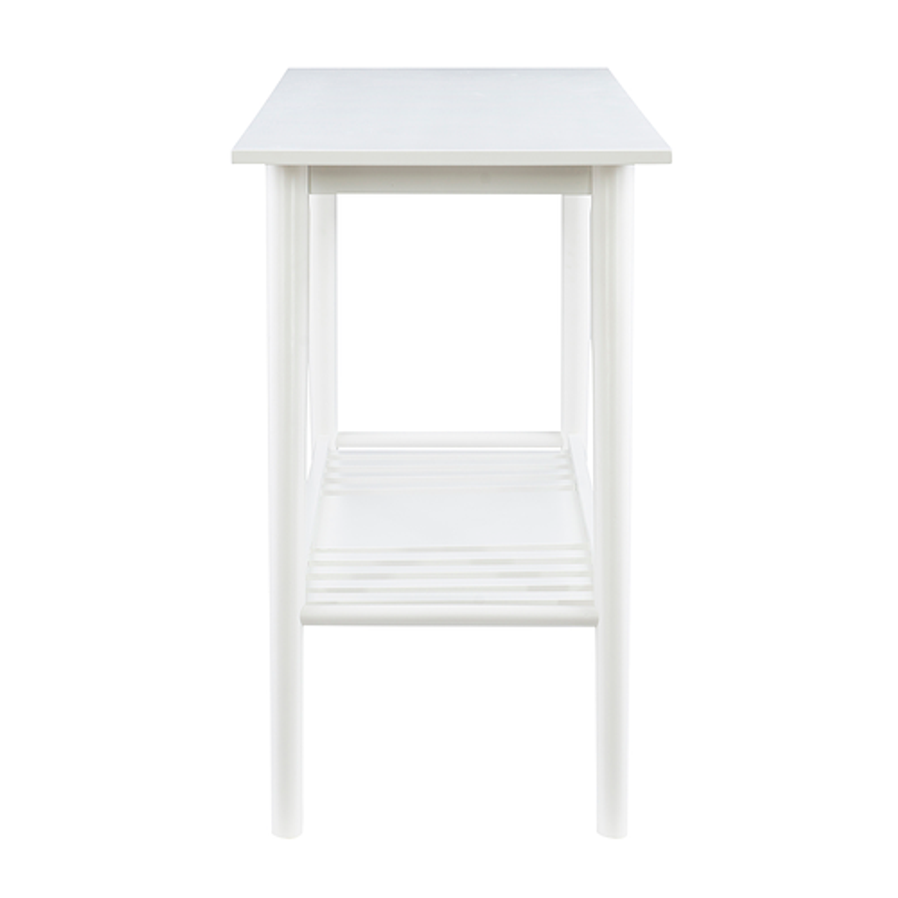 Linon Home Décor - Clayborn Console Table With Shelf - White