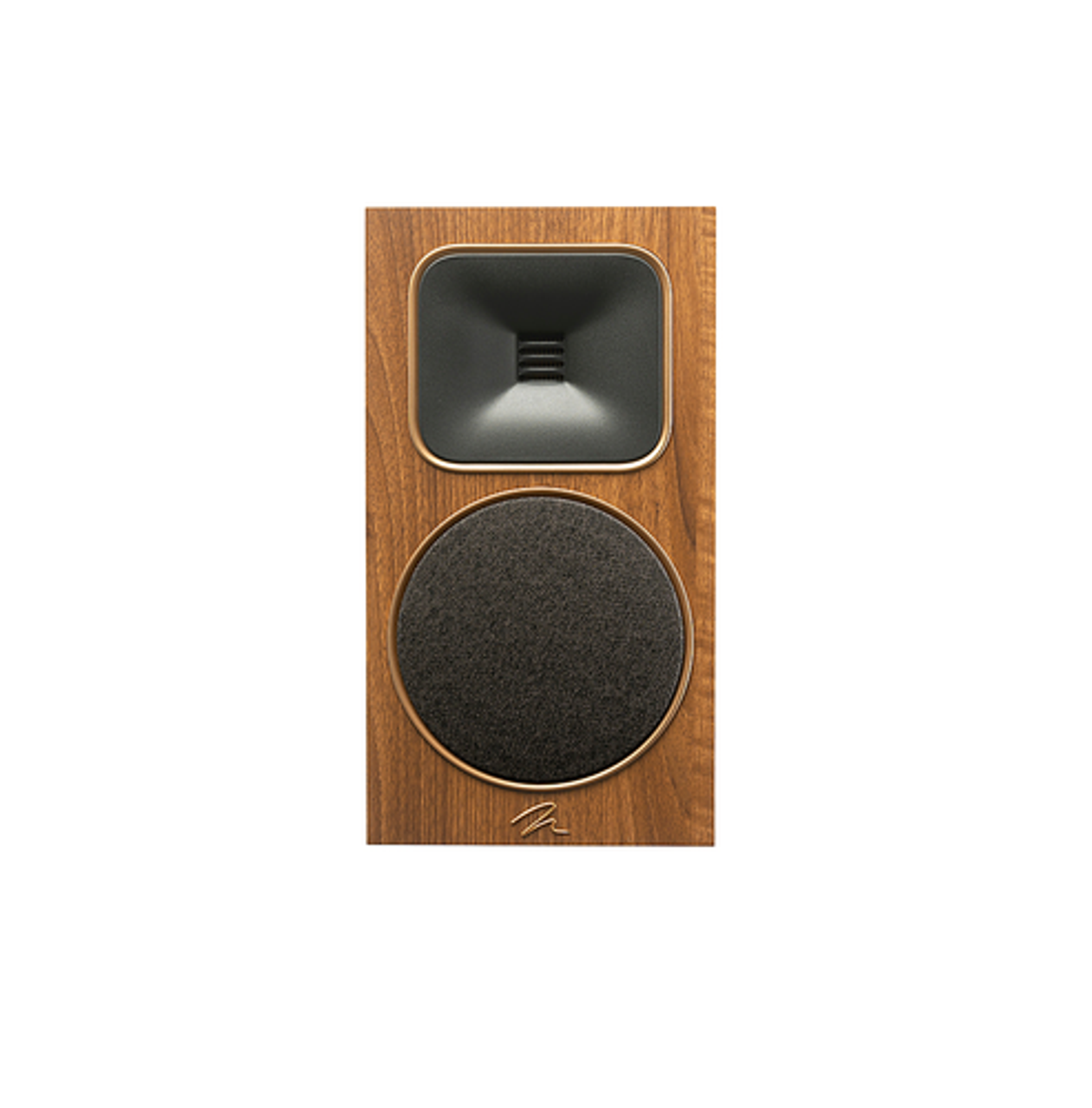 MartinLogan - Motion Foundation Series 2-Way Bookshelf Speaker with 5.5” Midbass Driver (Each) - Walnut