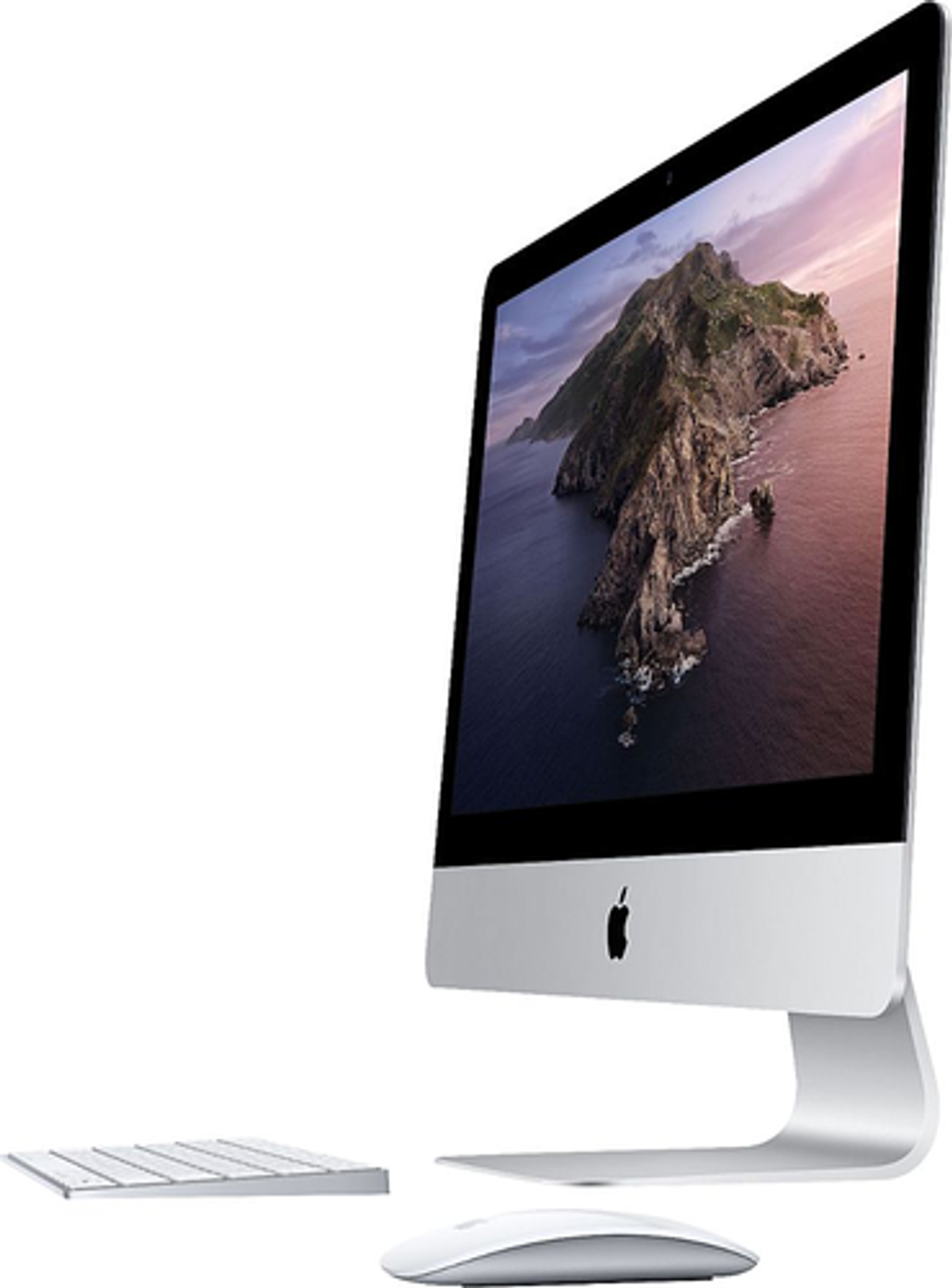 Apple - 21.5" Certified Refurbished iMac with Retina 4K Display - Intel Core i5 3.0 GHz - 8GB Memory - 1TB HDD (2019) - Silver