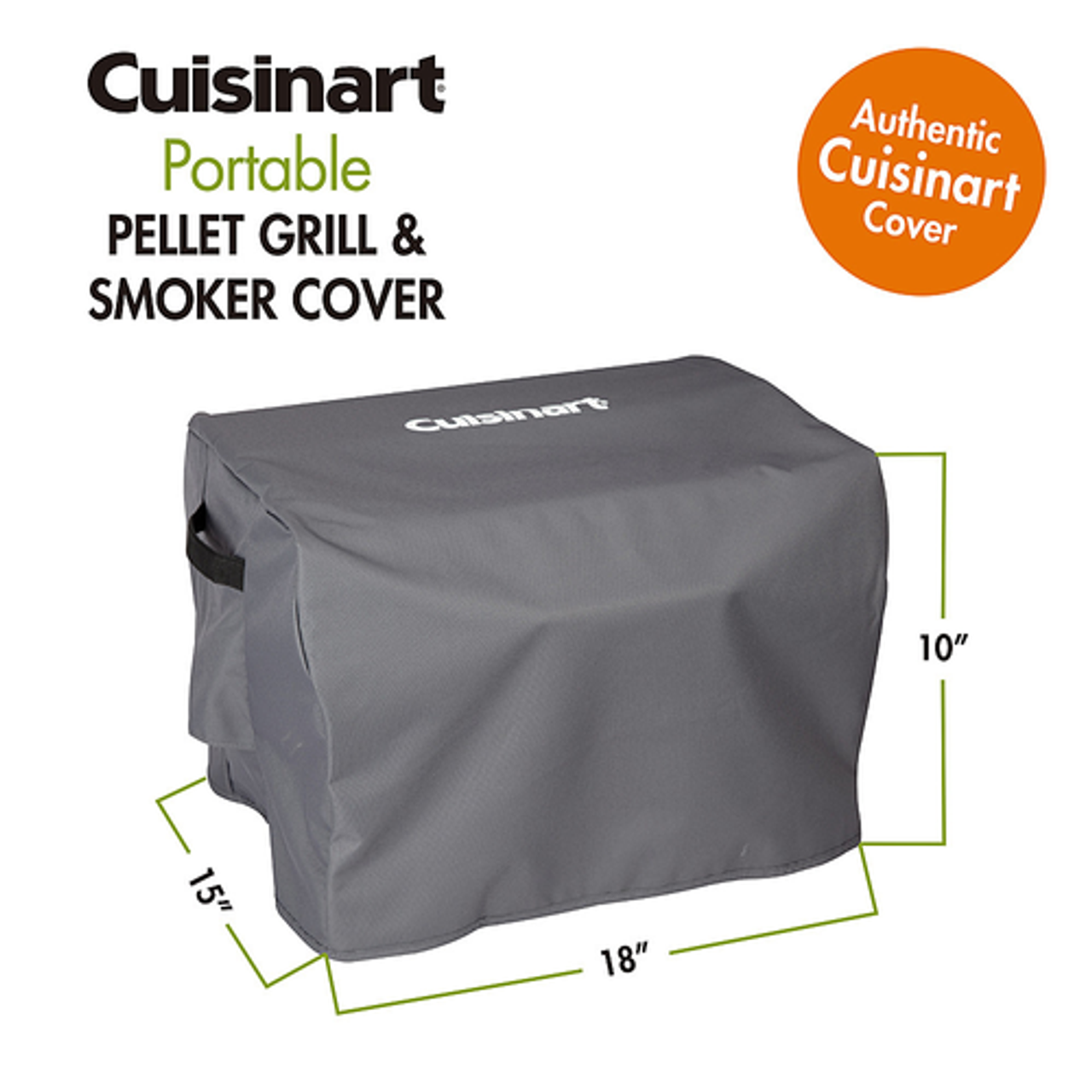 Cuisinart Portable Pellet Grill Cover - Gray