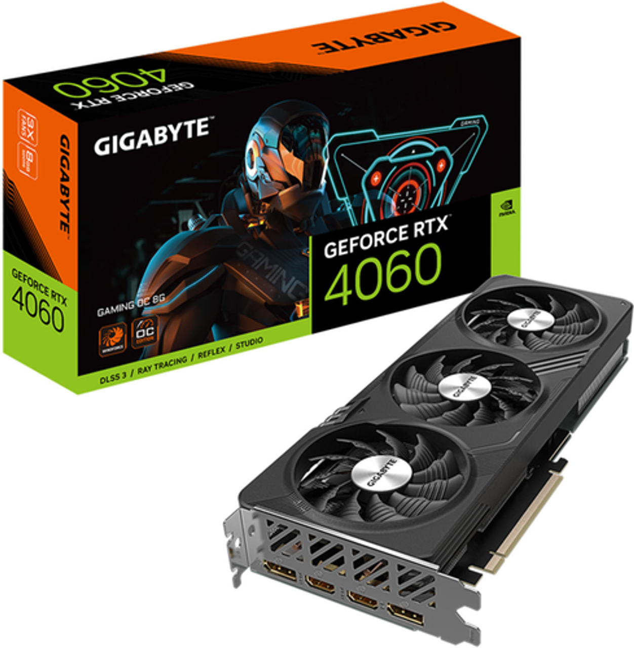 GIGABYTE - NVIDIA GeForce RTX 4060 GAMING OC 8GB GDDR6 PCI Express 4.0 Graphics Card - Black