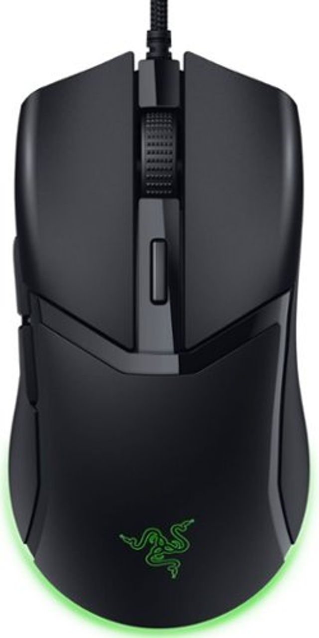 Razer Cobra Wired Gaming Mouse with Chroma RGB Lighting and 58g Lightweight Design - Black