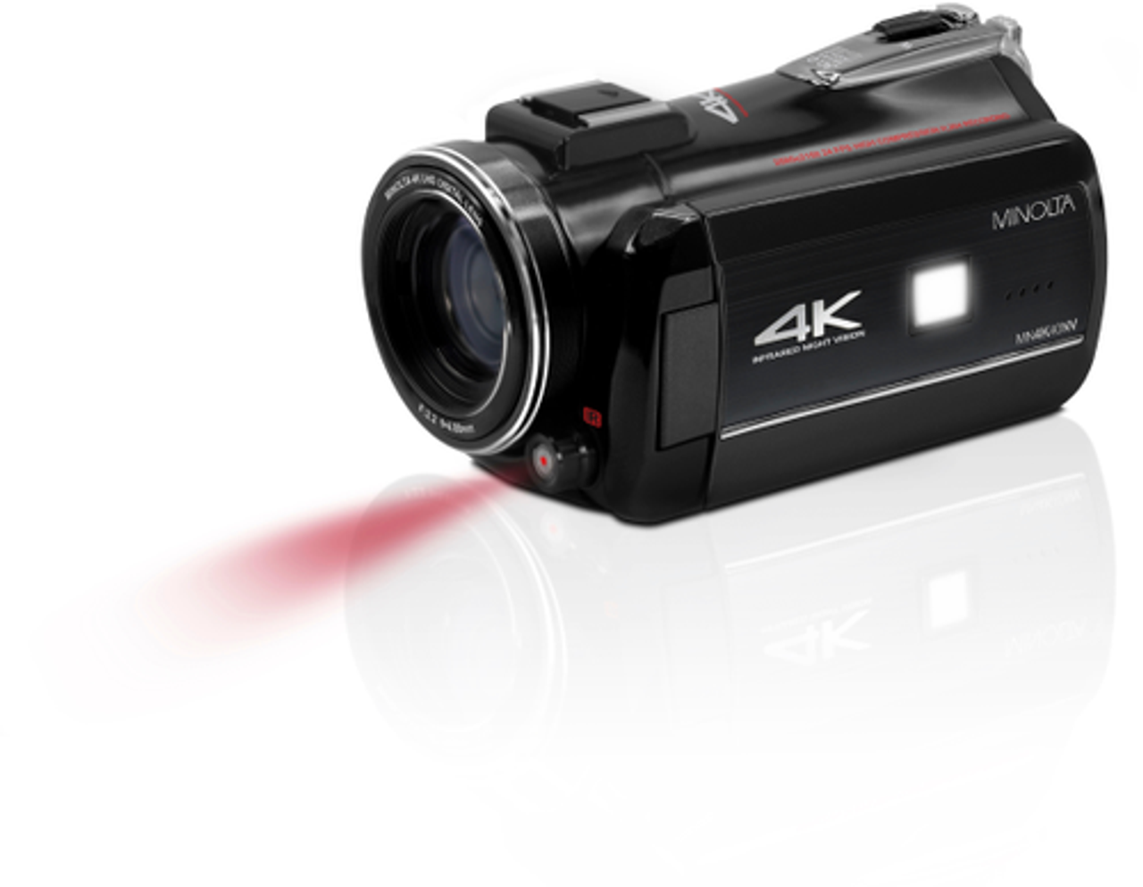 Konica Minolta - MN4K40NV 4K Ultra HD Night Vision Camcorder - Black