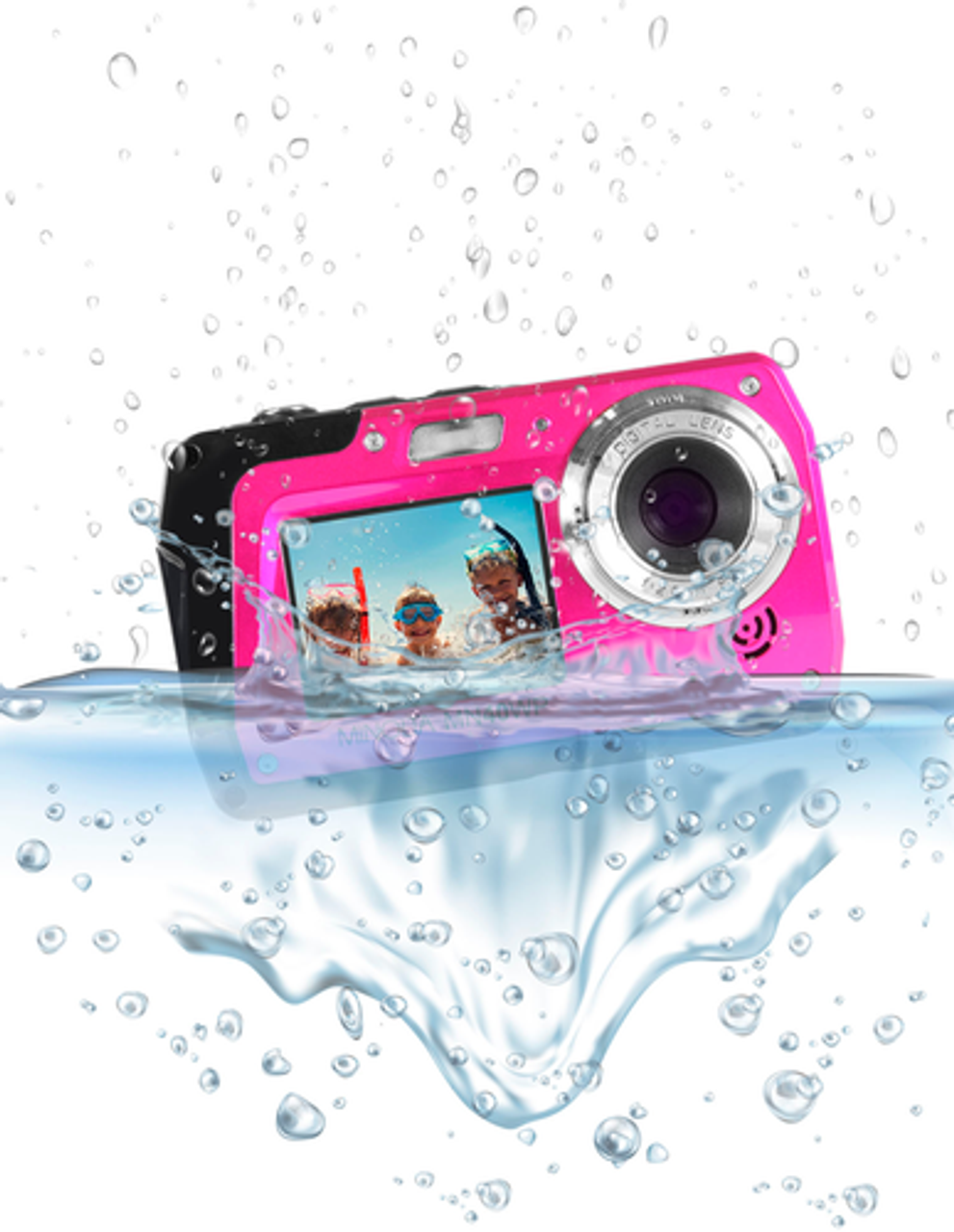 Konica Minolta - MN40WP 48.0 Megapixel Waterproof Digital Camera - Pink