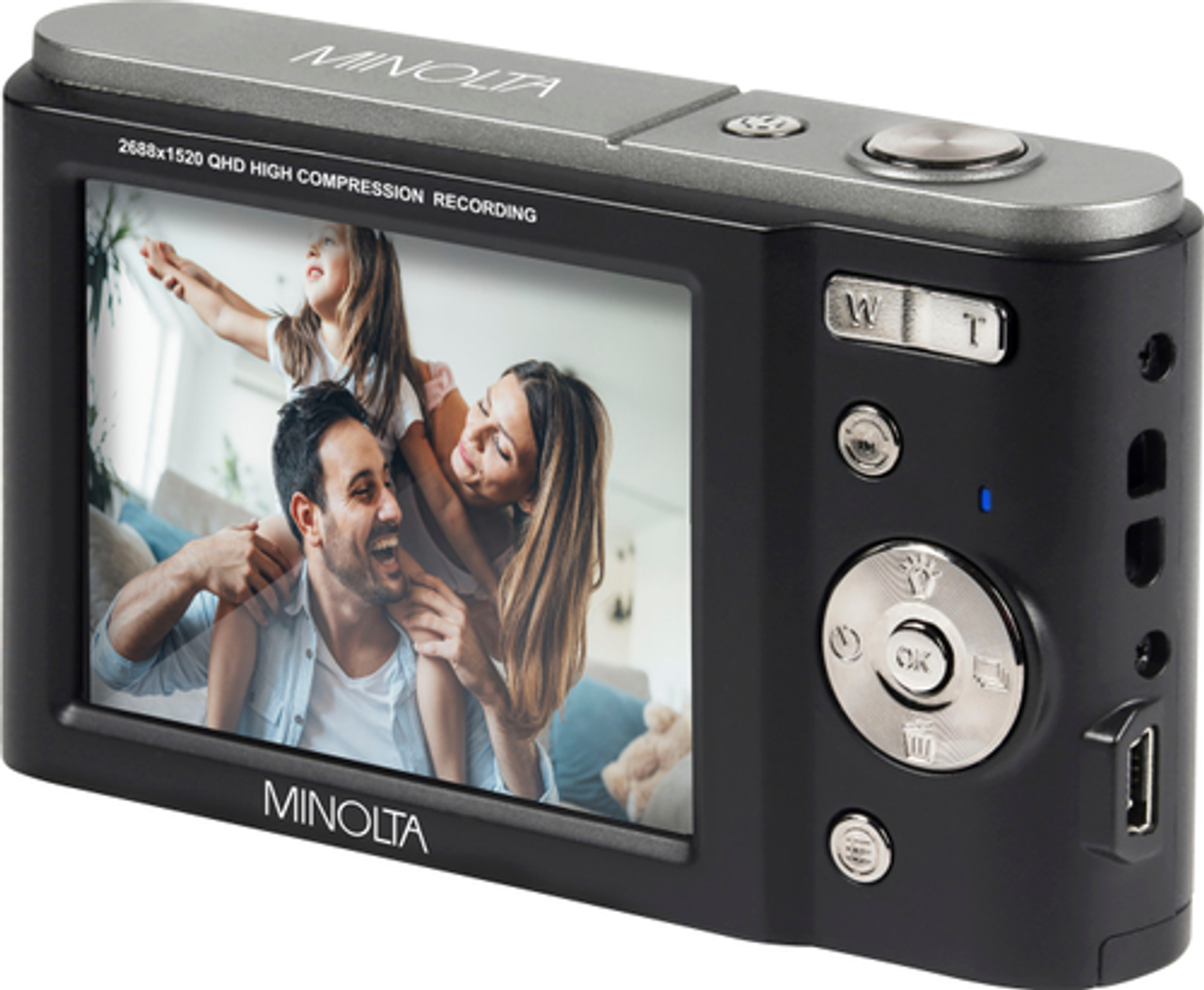 Konica Minolta - MND20 44.0 Megapixel 2.7K Video  Digital Camera - Black