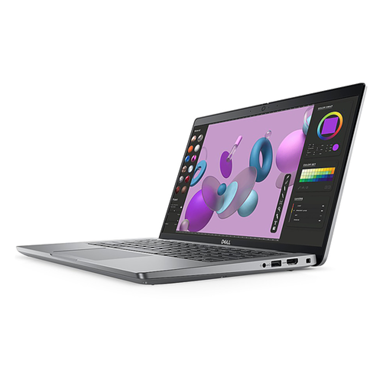 Dell - Mobile Precision 3480 14" Laptop - Intel Core i7-1360P with 16GB Memory - 512GB SSD - Titan Gray